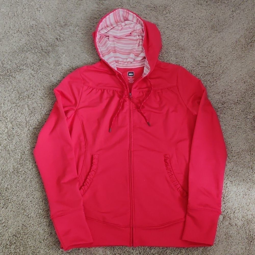 REI performance full zip hoody Size M